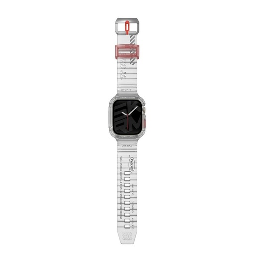 [SK-WS-SAIDO-CLR45] Skinarma Saido 2 in 1 Strap For Apple Watch 45/44MM (Clear)