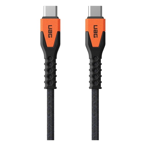 [9B4413114097] UAG Rugged Kevlar USBC-USBC Cable 1.5M (Black/Orange)