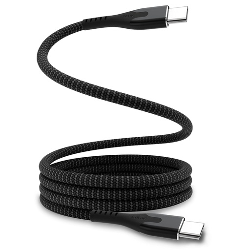 [PUP-0550-6FT-CC] Statik MagStack Pro Magnetic 100w USB-C to C Cable 1.8M (Black)