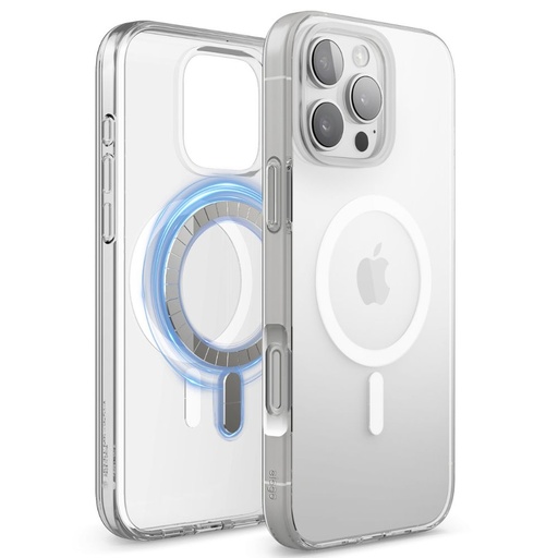 [ES16MSHB69PRO-TR] Elago Hybrid Magsafe Case for iPhone 16 Pro Max (Clear/White)