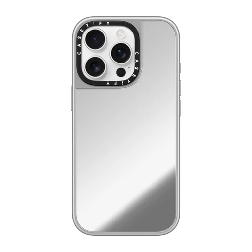 [CTF-12692439-16007269] Casetify Magsafe Mirror Case for iPhone 16 Pro (Silver/Silver)