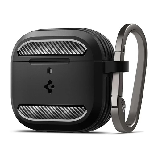 [ACS08642] Spigen Rugged Armor Case for AirPods 4 (Matte Black)