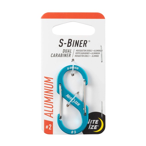 [LSBA3-03-R6] NiteIze S-Biner SlideLock Size #3 (Blue)