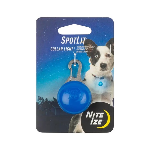 [PSLG03-02-R6] NiteIze SpotLit Collar Light (Blue Plastic)