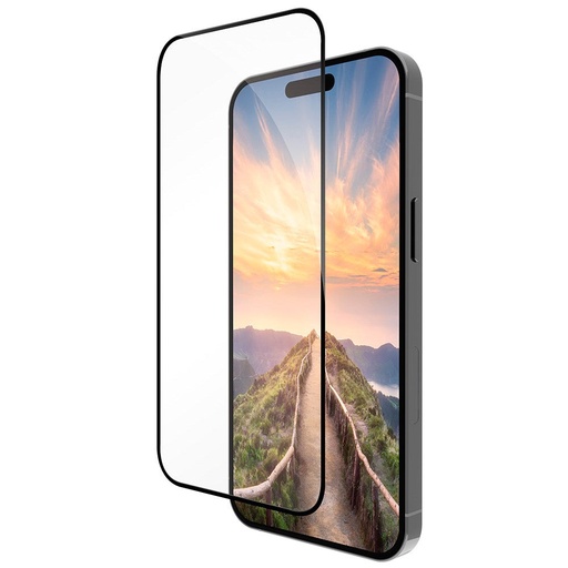 [ES61CL006212] Dbramante Eco-Shield Screen Protector for iPhone 16 Pro (Black Edge)
