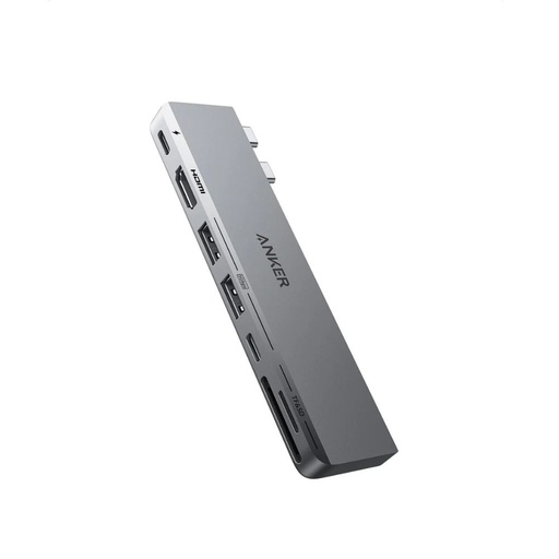 [A8354HA1] Anker 547 USB-C Hub (7-in-2, for MacBook) (Silver)