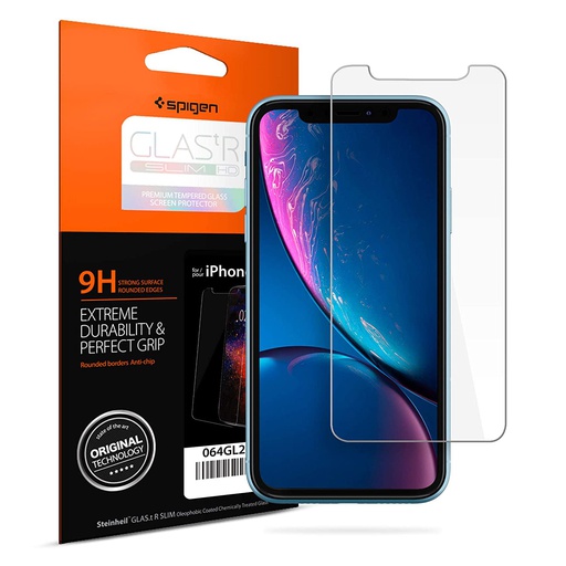 [064GL24527] Spigen Screen Protector GLAS.tR Slim for iPhone XR