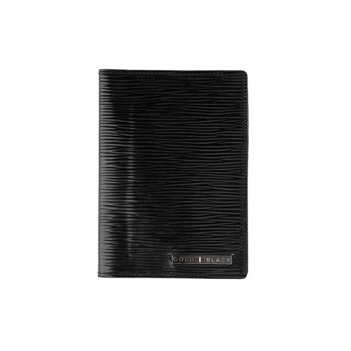 [43450] GoldBlack Passport Cover (Unico Black)