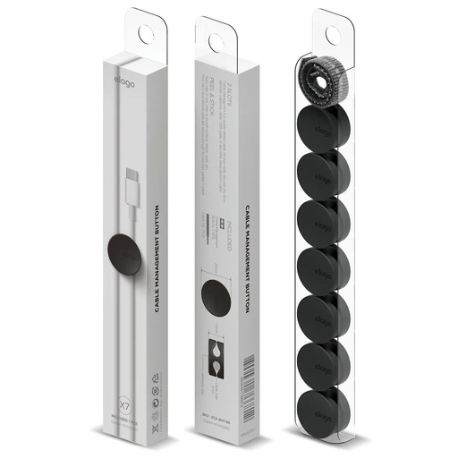 [ECA-BUT-BK] Elago Cable Management Button (Black)