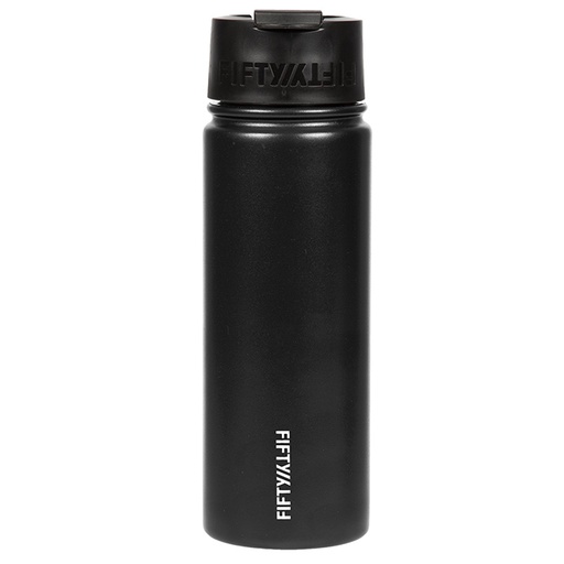 [V20005BK0] Fifty Fifty Vacuum Insulated Bottle Flip Lid 591ML (Matte Black)