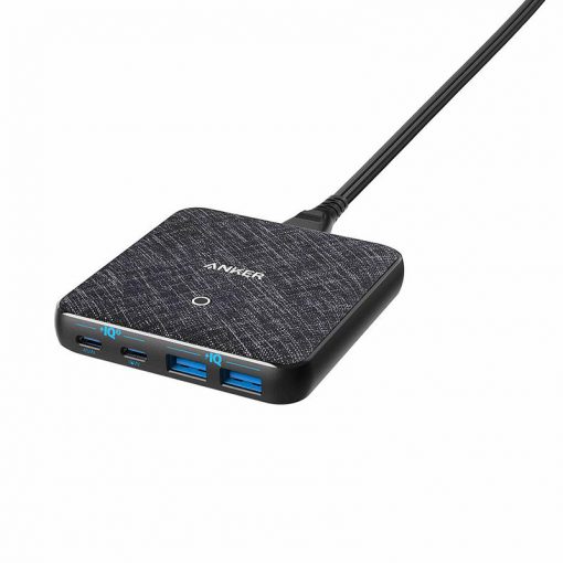 [A2046K11] Anker PowerPort Atom III 63W Slim (Black Fabric)